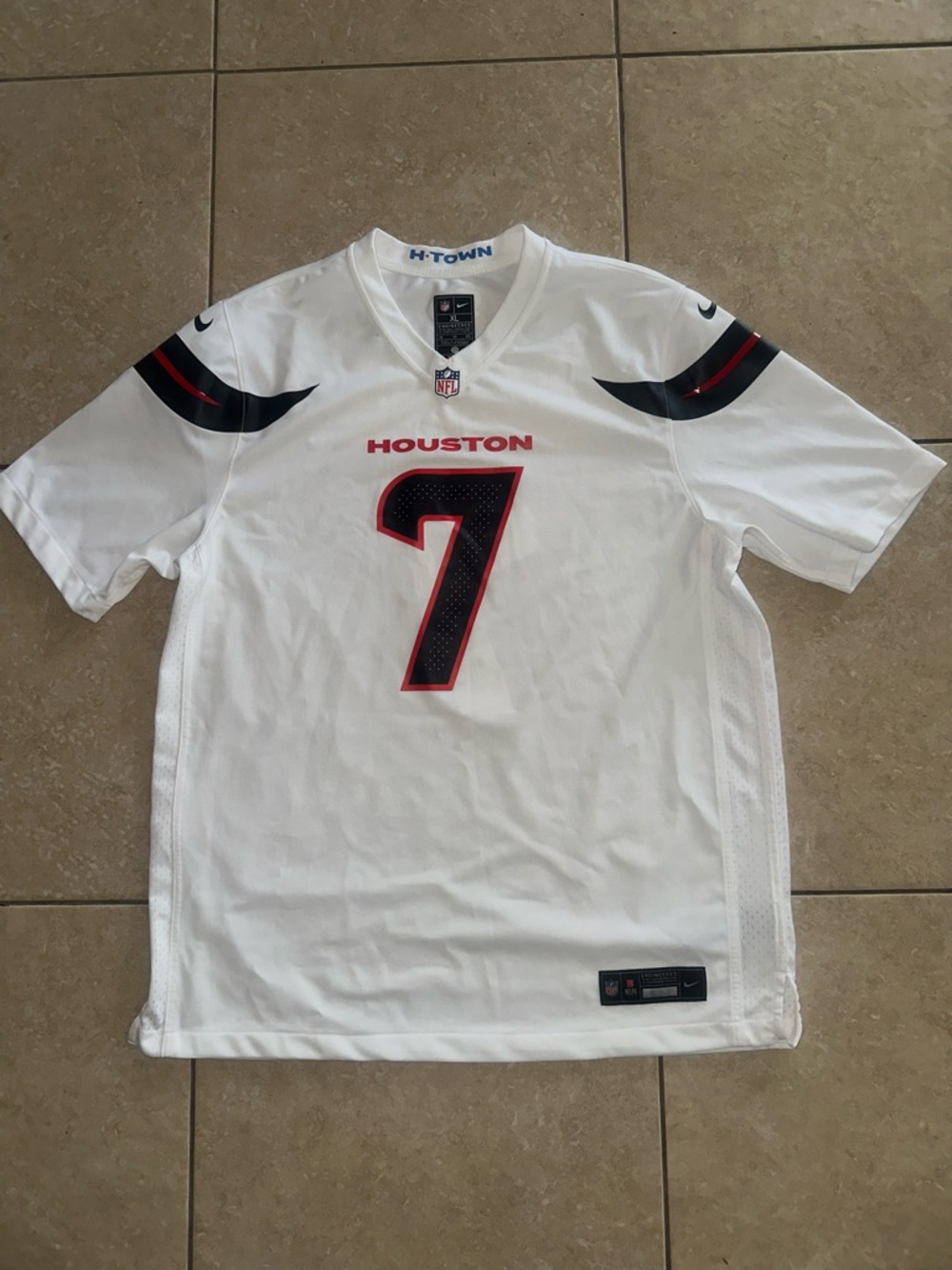EXCELLENT CONDITION NIKE NFL H-TOWN STROUD JERSEY MEN XL (CLEAN NO STAINS)